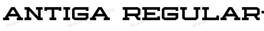 Antiga Regular字体转换